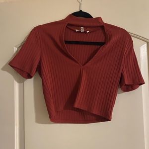 Like new - Express key hole crop top